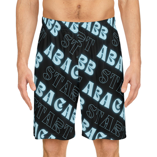 Secret Code Basketball Shorts - Black