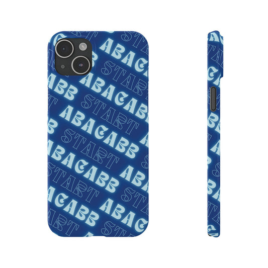 Secret Code iPhone Case - Blue