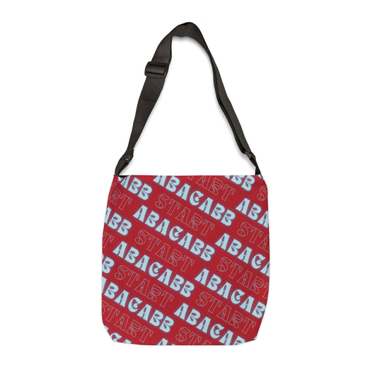 Secret Code Adjustable Tote Bag - Red