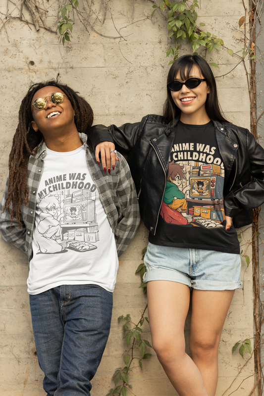 'Anime Was My Childhood' Unisex T-shirt