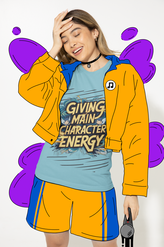 "Giving Main Character Energy" Unisex T-shirt