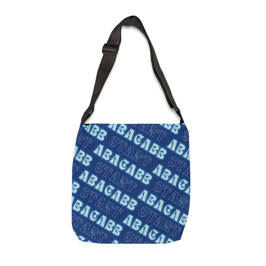 Secret Code Adjustable Tote Bag - Blue