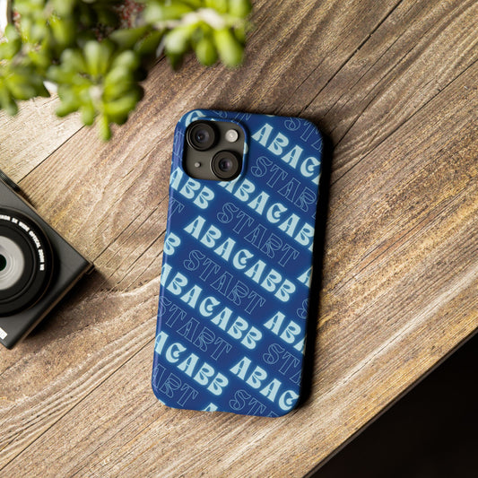 Secret Code iPhone Case - Blue