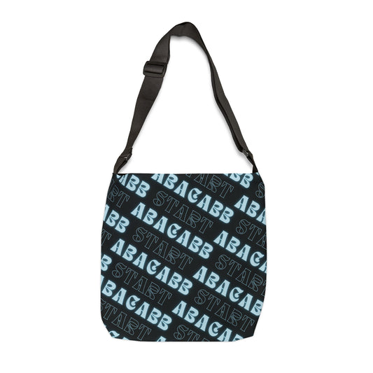 Secret Code Adjustable Tote Bag - Black