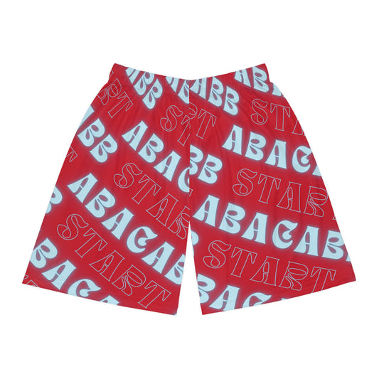 Secret Code Basketball Shorts - Red